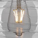 Edison Athens Deco Swirl 1 Light 13.75 inch Satin Gold Cord Hung Pendant Ceiling Light